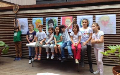 Grey Paintings by Kids